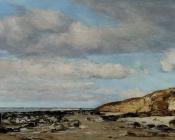 尤金 布丹 : Trouville, Greve at Rochers